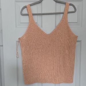 Old Navy Tan Knit Tank Top